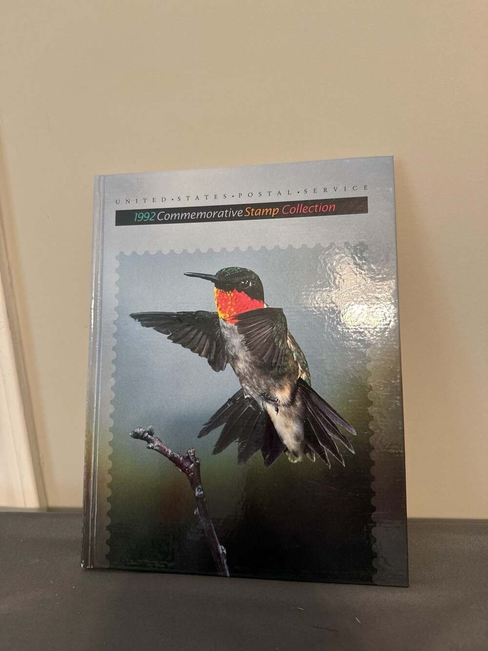 1992 Commemorative Stamp Collection Hardcover Album with Stamps